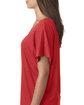 Next Level Apparel Ladies' Triblend Dolman T-Shirt vintage red ModelSide