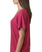 Next Level Apparel Ladies' Triblend Dolman T-Shirt vintage sh pink ModelSide