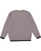 LAT Adult Statement Fleece Crew Sweatshirt granite hth/ blk ModelBack