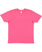 LAT Men's Fine Jersey T-Shirt VINTAGE HOT PINK FlatFront