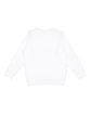 LAT Unisex Elevated Fleece Sweatshirt white ModelBack