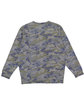 LAT Unisex Elevated Fleece Sweatshirt vintage camo ModelBack