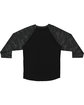 LAT Men's Baseball T-Shirt black/ storm cmo ModelBack