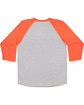 LAT Men's Baseball T-Shirt vn htr/ vn org FlatBack