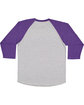 LAT Men's Baseball T-Shirt vn hthr/ vn purp FlatBack