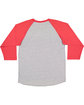 LAT Men's Baseball T-Shirt vn hthr/ vn red FlatBack
