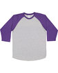 LAT Men's Baseball T-Shirt vn hthr/ vn purp FlatFront