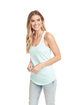 Next Level Apparel Ladies' French Terry RacerbackTank mint ModelSide