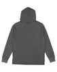 LAT Adult Vintage Wash Fleece Hooded Sweatshirt washed black ModelBack