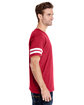 LAT Men's Football T-Shirt vn red/ bld wht ModelSide