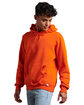 Russell Athletic Unisex Dri-Power® Hooded Sweatshirt burnt orange ModelSide