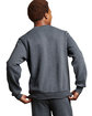 Russell Athletic Unisex Dri-Power® Crewneck Sweatshirt black heather ModelBack
