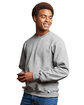 Russell Athletic Unisex Dri-Power® Crewneck Sweatshirt oxford ModelSide