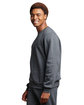 Russell Athletic Unisex Dri-Power® Crewneck Sweatshirt black heather ModelSide