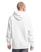 Jerzees Unisex Eco Premium Blend Fleece Pullover Hooded Sweatshirt white ModelBack