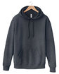 Jerzees Unisex Eco Premium Blend Fleece Pullover Hooded Sweatshirt black ink heathr OFFront
