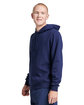Jerzees Unisex Eco Premium Blend Fleece Pullover Hooded Sweatshirt j navy ModelQrt