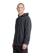 Jerzees Unisex Eco Premium Blend Fleece Pullover Hooded Sweatshirt black ink heathr ModelQrt