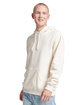 Jerzees Unisex Eco Premium Blend Fleece Pullover Hooded Sweatshirt sweet cream hth ModelQrt