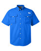 Columbia Men's Bahama™ II Short-Sleeve Shirt vivid blue FlatFront