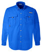 Columbia Men's Bahama™ II Long-Sleeve Shirt VIVID BLUE FlatFront