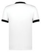 Augusta Sportswear Adult Ringer T-Shirt WHITE/ BLACK ModelBack