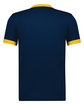 Augusta Sportswear Adult Ringer T-Shirt navy/ gold ModelBack