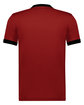 Augusta Sportswear Adult Ringer T-Shirt red/ black ModelBack