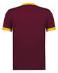 Augusta Sportswear Adult Ringer T-Shirt maroon/ gold ModelBack