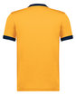Augusta Sportswear Adult Ringer T-Shirt gold/ navy ModelBack