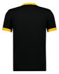 Augusta Sportswear Adult Ringer T-Shirt black/ gold ModelBack