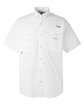 Columbia Men's Bonehead Short-Sleeve Shirt white FlatFront