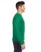 Anvil Adult Crewneck French Terry HEATHER GREEN ModelSide