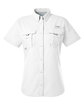 Columbia Ladies' Bahama Short-Sleeve Shirt white FlatFront