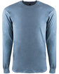 Next Level Apparel Adult Inspired Dye Long-Sleeve Crew  FlatFront