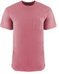 Next Level Apparel Adult Inspired Dye Crew with Pocket smoked paprika FlatFront