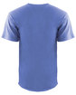 Next Level Apparel Adult Inspired Dye Crew with Pocket peri blue OFBack