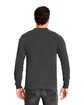 Next Level Apparel Adult Inspired Dye Long-Sleeve Crew with Pocket SHADOW ModelBack