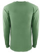Next Level Apparel Adult Inspired Dye Long-Sleeve Crew with Pocket CLOVER FlatBack