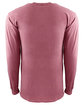 Next Level Apparel Adult Inspired Dye Long-Sleeve Crew with Pocket SMOKED PAPRIKA FlatBack