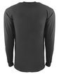 Next Level Apparel Adult Inspired Dye Long-Sleeve Crew with Pocket SHADOW OFBack