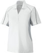 Extreme Ladies' Eperformance™ Parallel Snag Protection Polo with Piping WHITE OFFront