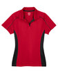 Extreme Ladies' Eperformance™ Fuse Snag Protection Plus Colorblock Polo classic red/ blk FlatFront
