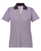 Extreme Ladies' Eperformance™ Launch Snag Protection Striped Polo  OFFront
