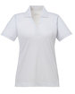 Extreme Ladies' Eperformance™ Launch Snag Protection Striped Polo SILVER OFFront