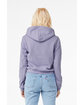 Bella + Canvas Ladies' Classic Pullover Hooded Sweatshirt dark lavender ModelBack