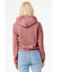 Bella + Canvas Ladies' Classic Pullover Hooded Sweatshirt mauve ModelBack