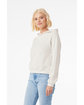 Bella + Canvas Ladies' Classic Pullover Hooded Sweatshirt vintage white ModelSide