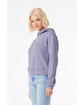 Bella + Canvas Ladies' Classic Pullover Hooded Sweatshirt dark lavender ModelSide