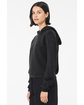 Bella + Canvas Ladies' Classic Pullover Hooded Sweatshirt dark grey heathr ModelSide